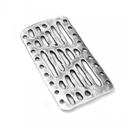 Intercalaire Bracelet en Métal/Laiton 38x21mm (Ø 1,2mm)