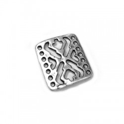 Intercalaire Bracelet en Métal/Laiton 18x16mm (Ø 1,2mm)