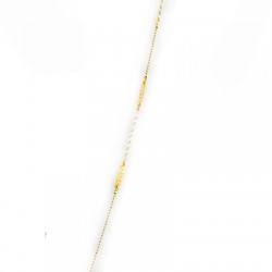 Brass Cast Connector Rectangular 19x4mm Ø1.2mm