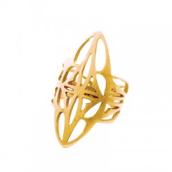 Bague Chevalière en Métal/Laiton 25x12mm
