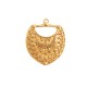 Brass Cast Pendant Ethnic 26mm
