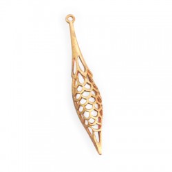 Pendentif en Métal/Laiton 46x9mm
