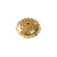 Brass Cast Pendant Sea Urchin 16x7mm Ø1.8mm