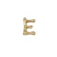 Brass Cast Pendant Letter "E" 16x21mm