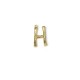 Μεταλλικό Μπρούτζινο Μοτίφ Γράμμα "H" 13x21mm