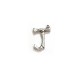 Pendentif en Laiton Coulé Lettre « J » 11 x 21 mm