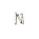 Pendentif en Laiton Coulé Lettre « N » 19 x 21 mm