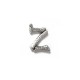 Μεταλλικό Μπρούτζινο Μοτίφ Γράμμα "Z" 17x21mm