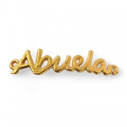 Brass Cast Connector "Abuela" 32x8mm