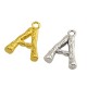 Ciondolo in Metallo Ottone Lettera "A" 10x13mm