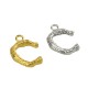 Brass Cast Charm Letter "C" 10x13mm