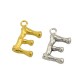 Ciondolo in Metallo Ottone Lettera "E" 10x13mm