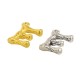 Brass Cast Charm Letter "E" 10x13mm