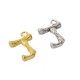 Brass Cast Charm Letter "J" 10x13mm