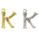 Μεταλλικό Μπρούτζινο Μοτίφ Γράμμα "K" 10x13mm