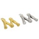 Ciondolo in Metallo Ottone Lettera "M" 10x13mm