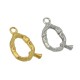 Ciondolo in Metallo Ottone Lettera "Q" 10x13mm