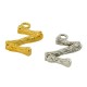 Ciondolo in Metallo Ottone Lettera "Z" 10x13mm
