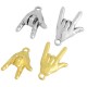 Brass Cast Charm Hand 10x14mm