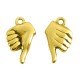 Brass Cast Charm Hand 8x13mm