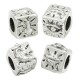 Cubo in Metallo Ottone Occhio con Naso Bocca e Orecchie 10mm (Ø6mm)