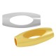Brass Cast Slider 20x9mm Ø4mm