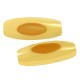 Brass Cast Slider 18x7mm Ø2mm