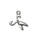 Colgante de Metal Zamak Tijeras 18x21mm