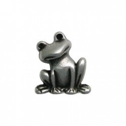 Zamak Charm Frog 19x22mm