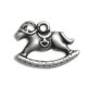Zamak Pendant Rocking Horse 26x23mm