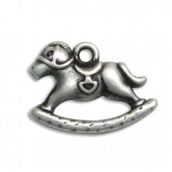 Zamak Pendant Rocking Horse 26x23mm