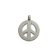 Colgante de Metal Zamak Signo de la Paz 15mm