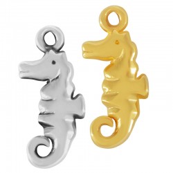 Colgante de Metal Zamak Caballo de Mar 8x18mm