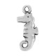 Colgante de Metal Zamak Caballo de Mar 8x18mm