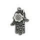Main de Fatima Pendentif en Métal/Zamac, 19x29mm