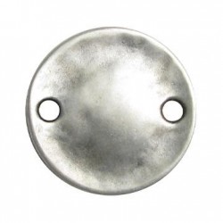 Intercalaire Rond en Métal/Zamac, 40mm