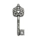 Colgante de Metal Zamak Llave 22x60mm