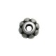 Μεταλλική Ζάμακ Χυτή Χάντρα Λουλούδι 18x10mm Ø5mm