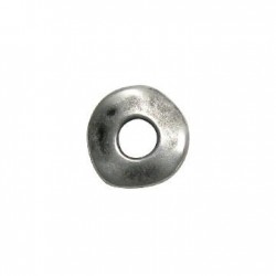 Anneau irrégulier en Métal/Zamac, 21mm (Ø 7.6mm)