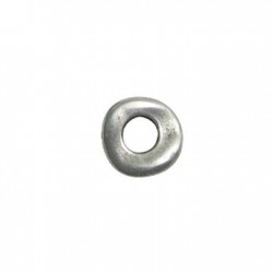Anneau irrégulier en Métal/Zamac, 15mm (Ø 6.2mm)
