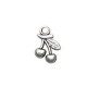 Zamak Charm Cherry 10x15mm