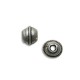 Entrepieza de Metal Zamak Bola Decorada 12mm (Ø 3.2mm)