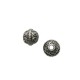 Zamak Bead Bali Style Round 9x8mm Ø2.5mm