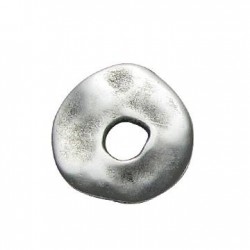 Disque Irrégulier 22mm en Métal/Zamac, (Ø 5.6mm)