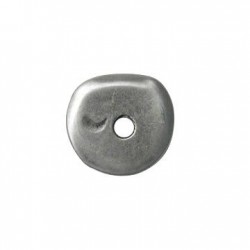 Disque Irrégulier en Métal/Zamac, 30mm (Ø 5.4mm)