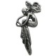 Zamak Pendant Fairy 25x50mm