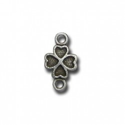 Connettore in Zama Quadrifoglio 8x14mm