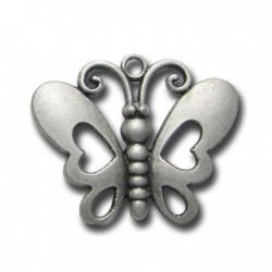 Colgante de Metal Zamak Mariposa 44x35mm