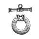 Zamak Toggle Clasp Round 25x27mm