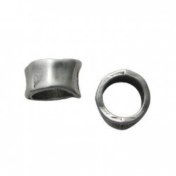 Μεταλλική Ζάμακ Χυτή Χάντρα Κρίκος 16x8mm Ø11.7mm